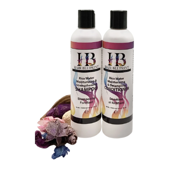 Rice Water Moisturizing Shampoo, conditioner